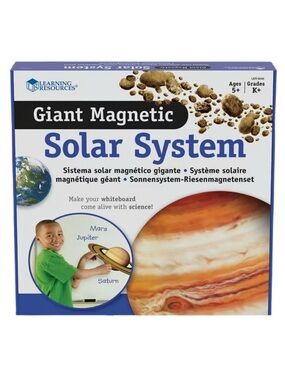 Learning Resources Giant Magnetic Solar System Whiteboard Display 12 Piece Set